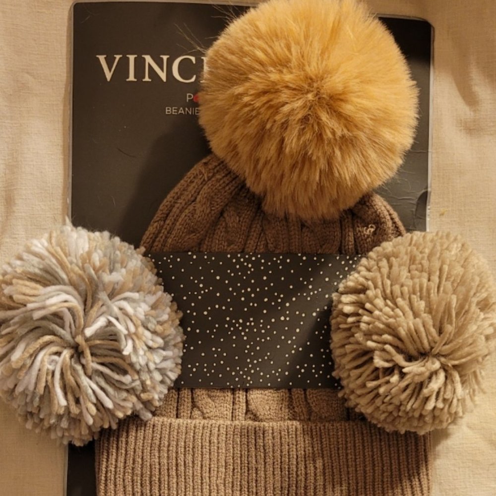 Pick-A-Pom Faux Fur Beanie